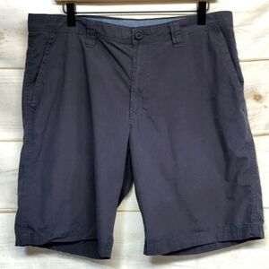 Columbia Flat Front Navy Blue Shorts, Size 34